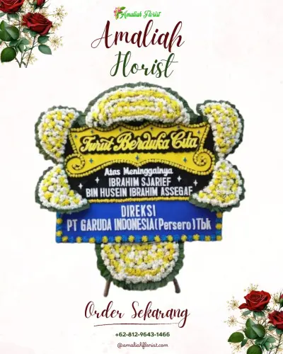 Papan Bunga Duka di Pagersari